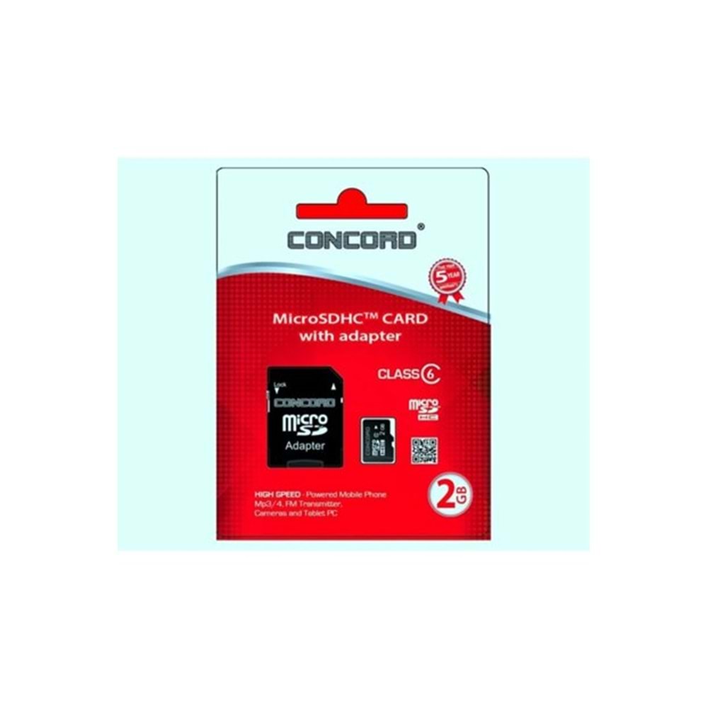 Concord 2 Gb Micro Sd Hafıza Kartı