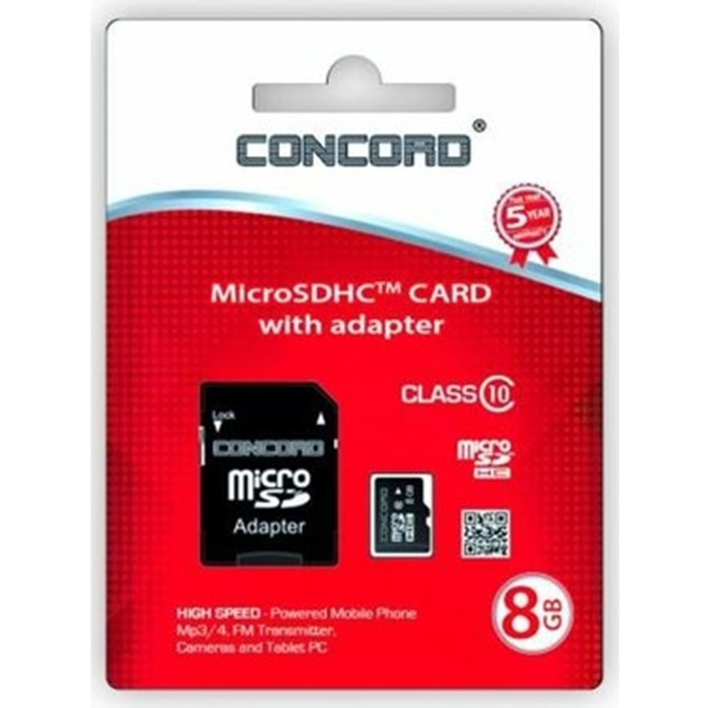 Concord 8 Gb Micro Sd Card