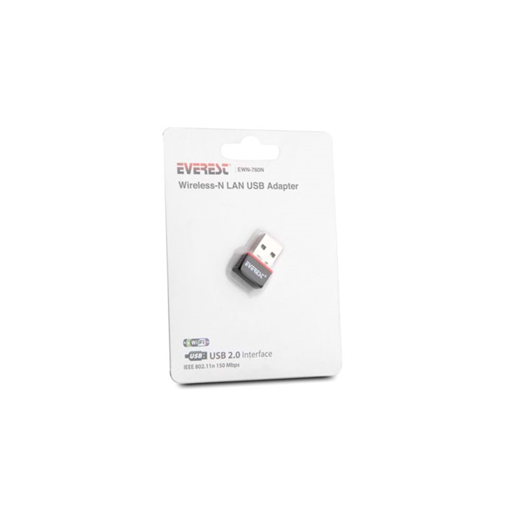 Everest Ewn-760N 150 Mbps Usb Kablosuz Adaptör