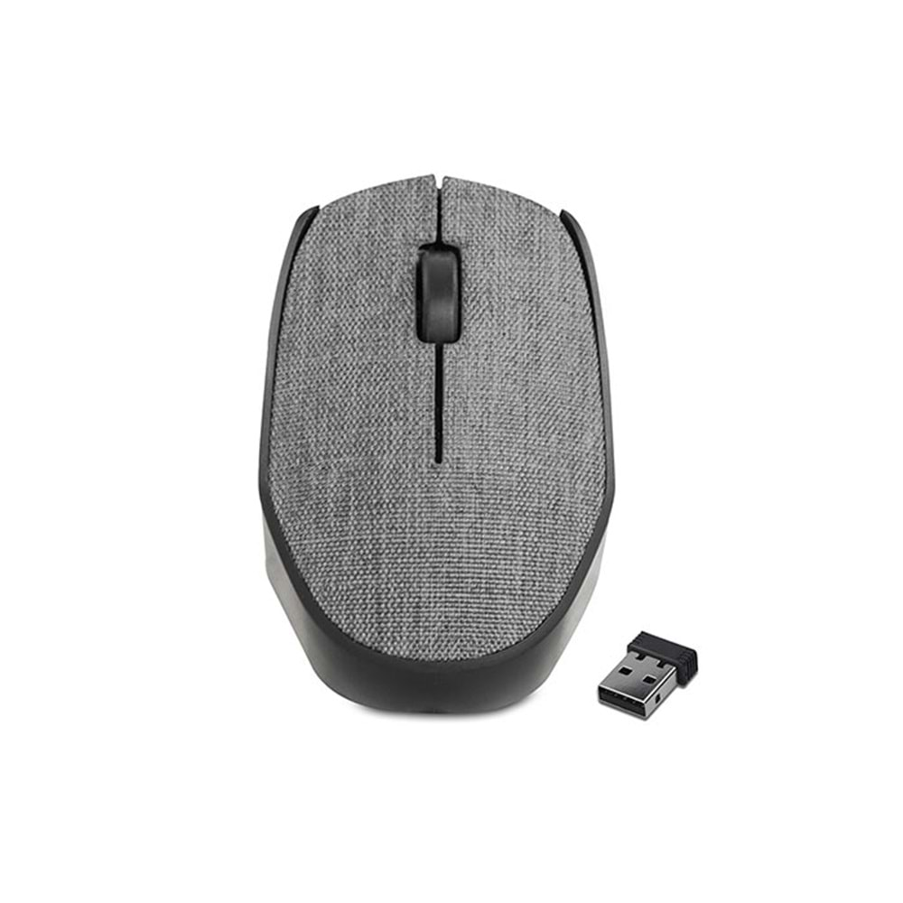 Everest Km-218 Usb Gri 2.4Ghz Kumaş Yüzey Kablosuz Mouse