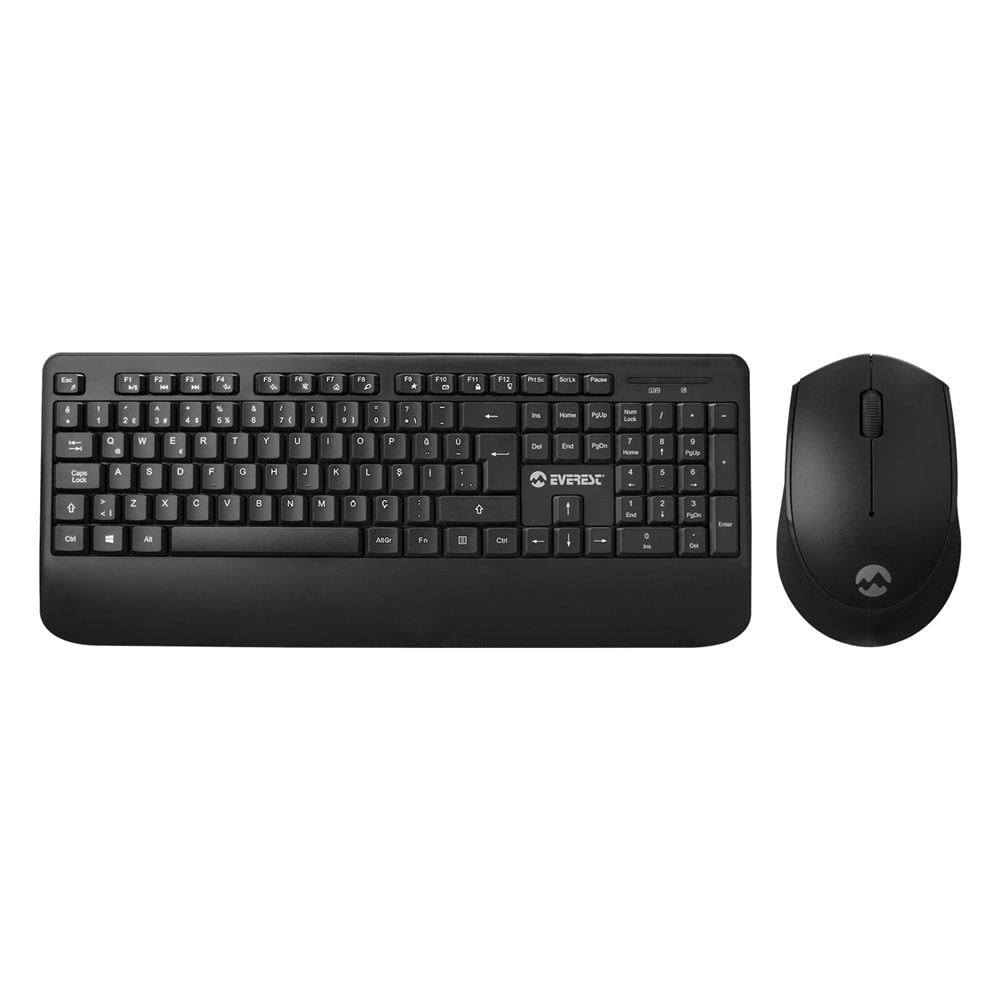 Everest Km-6176 Offıcal Siyah Kablosuz Combo Q Multimedia Klavye + Mouse S