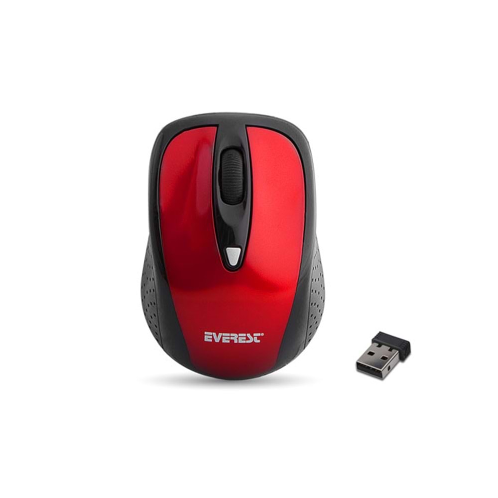 Everest Sm-901 Kırmızı 2.4Ghz Optik Kablosuz Mouse
