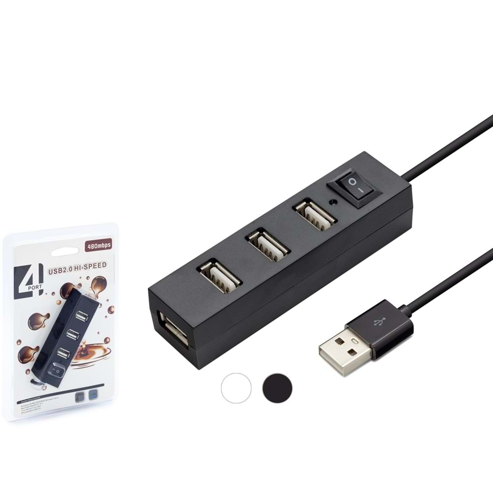 HADRON HDX7019(196) HUB USB 2.0 MICRO 4 PORT