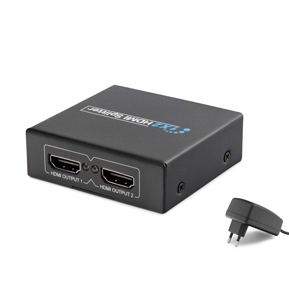 HADRON HDX1284 SPLITTER HDMI 1.4V 1080P 3D 1 GİRİŞ 2 ÇIKIŞ