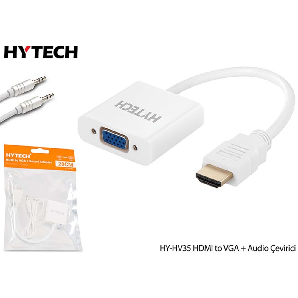 Hytech Hy-Hv35 Hdmı To Vga Çevirici