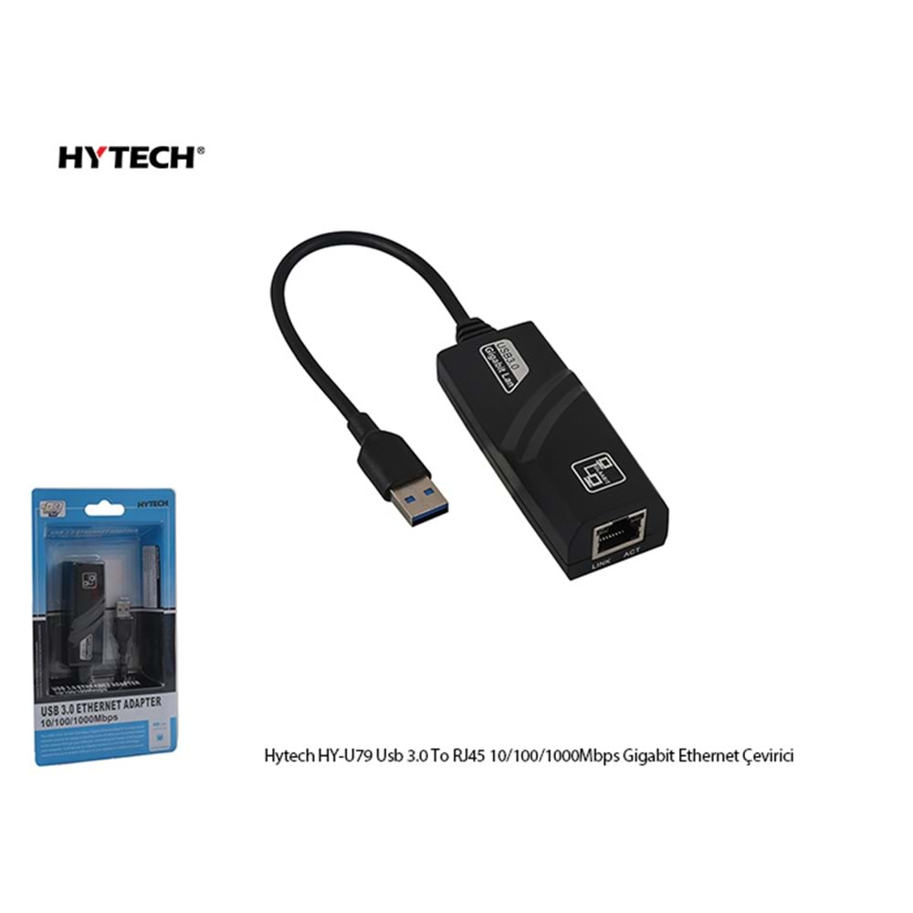 Hytech Hy-U79 Usb 3.0 To Rj45 10/100/1000 Mbps Gigabit Ethernet Çevirici