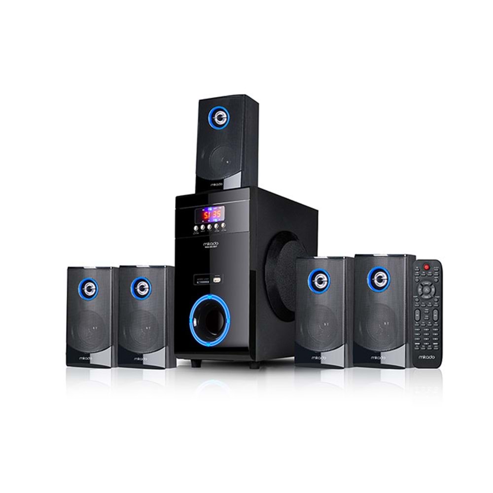 Mikado Md-813Bt 5+1 Usb+Sd+Fm Destekli Multimedia Bluetooth Speaker