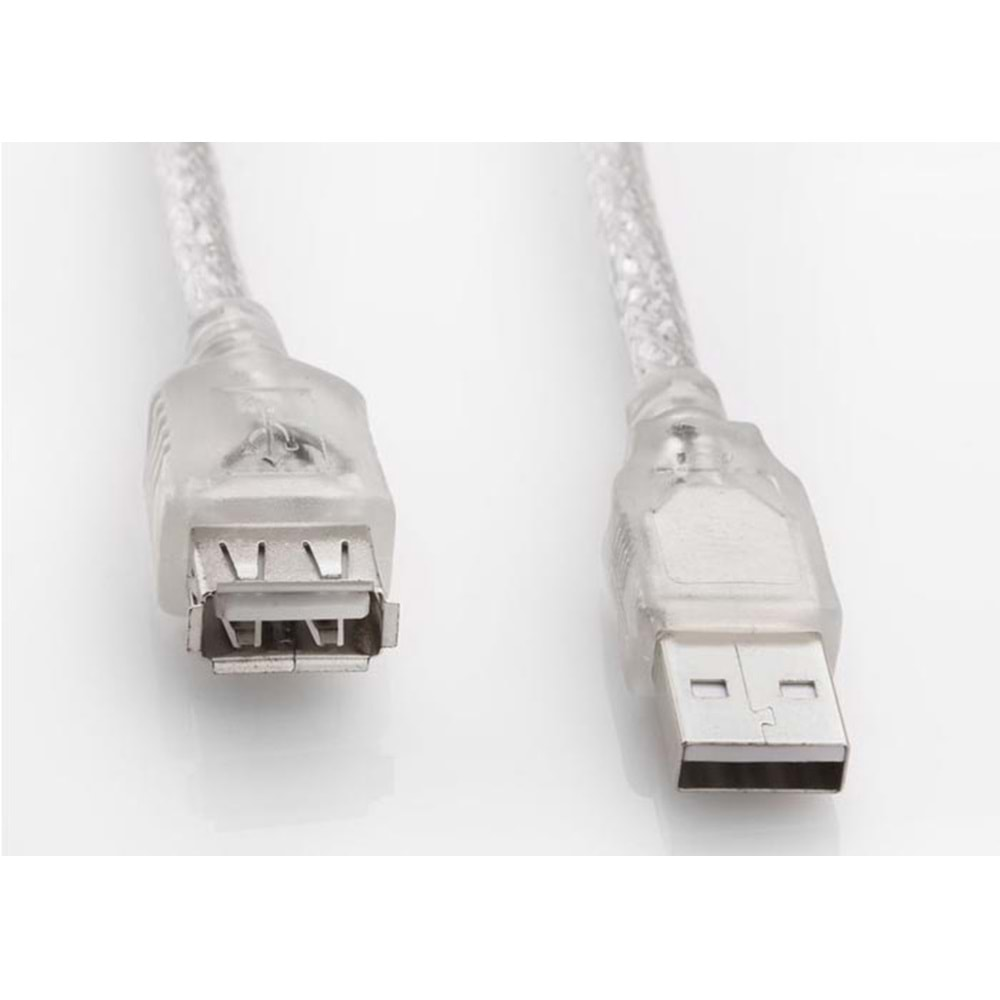 S-Link Sl-Af2005 Usb2.0 5M Şeffaf Uzatma Kablo