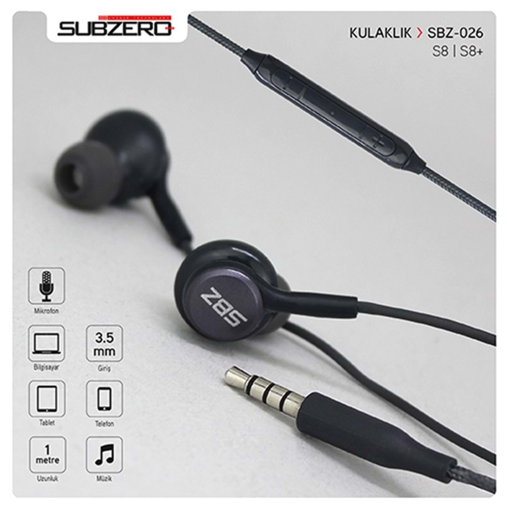 Subzero S8 Ep34 Mikrofonlu Kulaklık