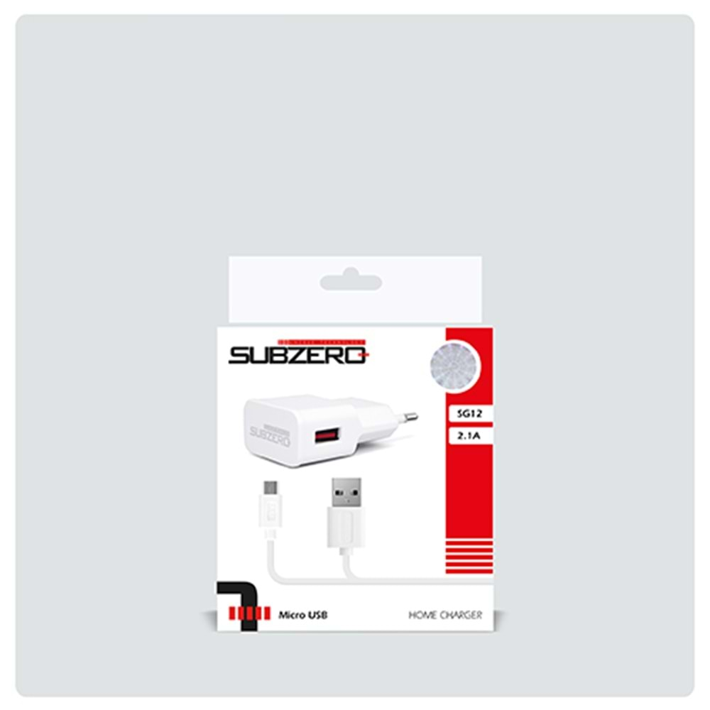 Subzero Sg12 5V 2.2A Micro Usb Ev Tipi Şarj Aleti