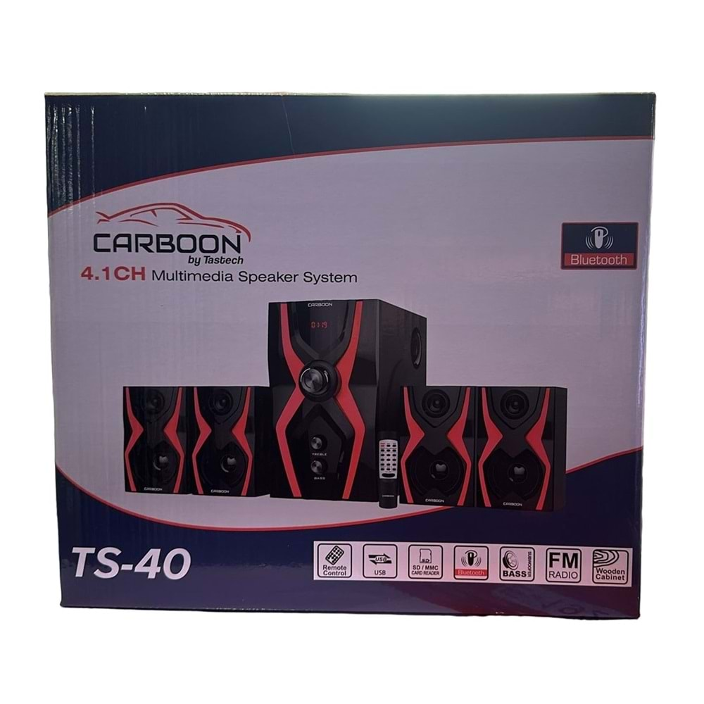 Tastech Carbon TS-40 Ses Sistemi 4+1