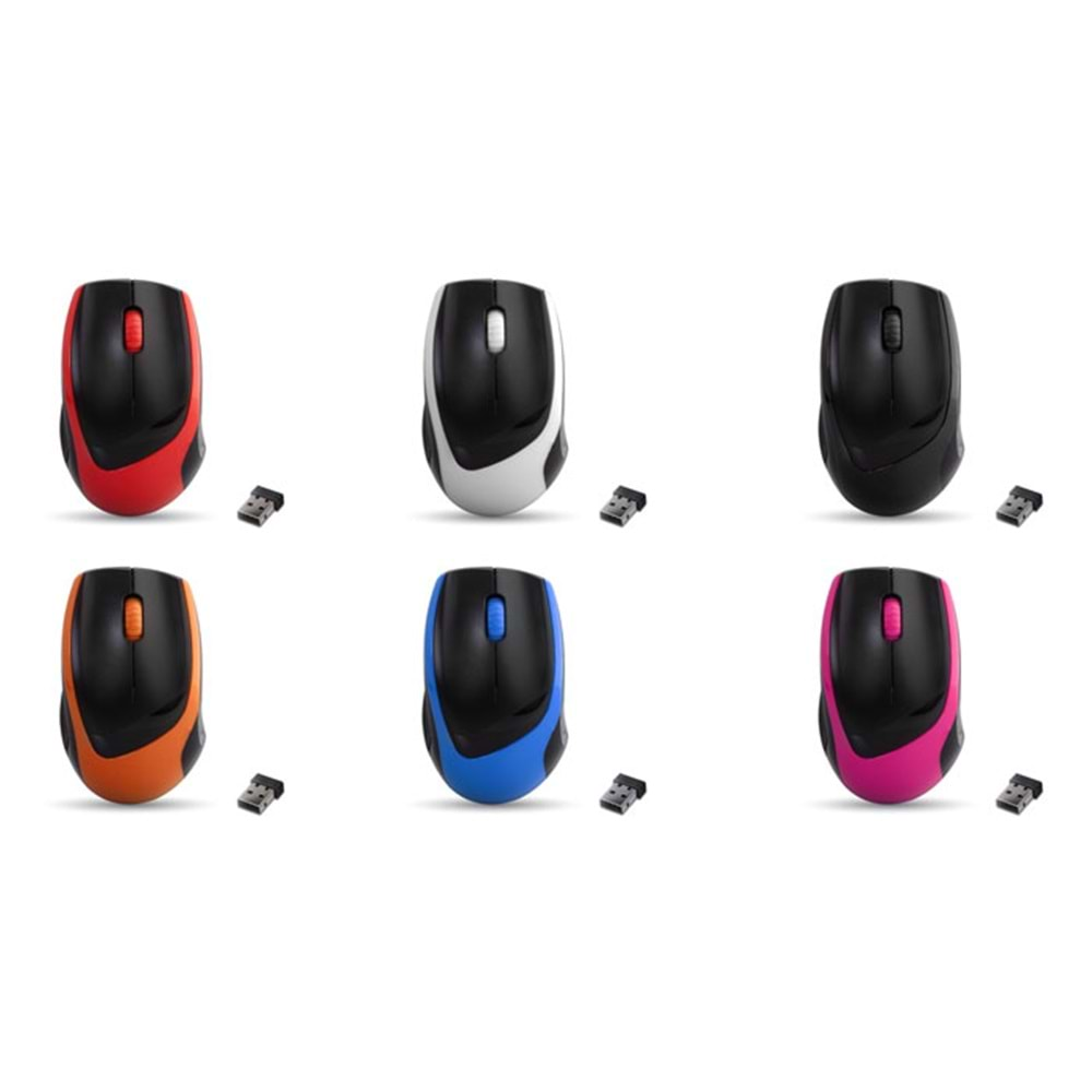 Everest Sm-56 Usb Pembe Kablosuz Mouse