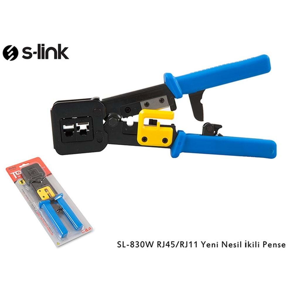 S-Link SL-830W RJ45/RJ11 Yeni Nesil İkili Pense