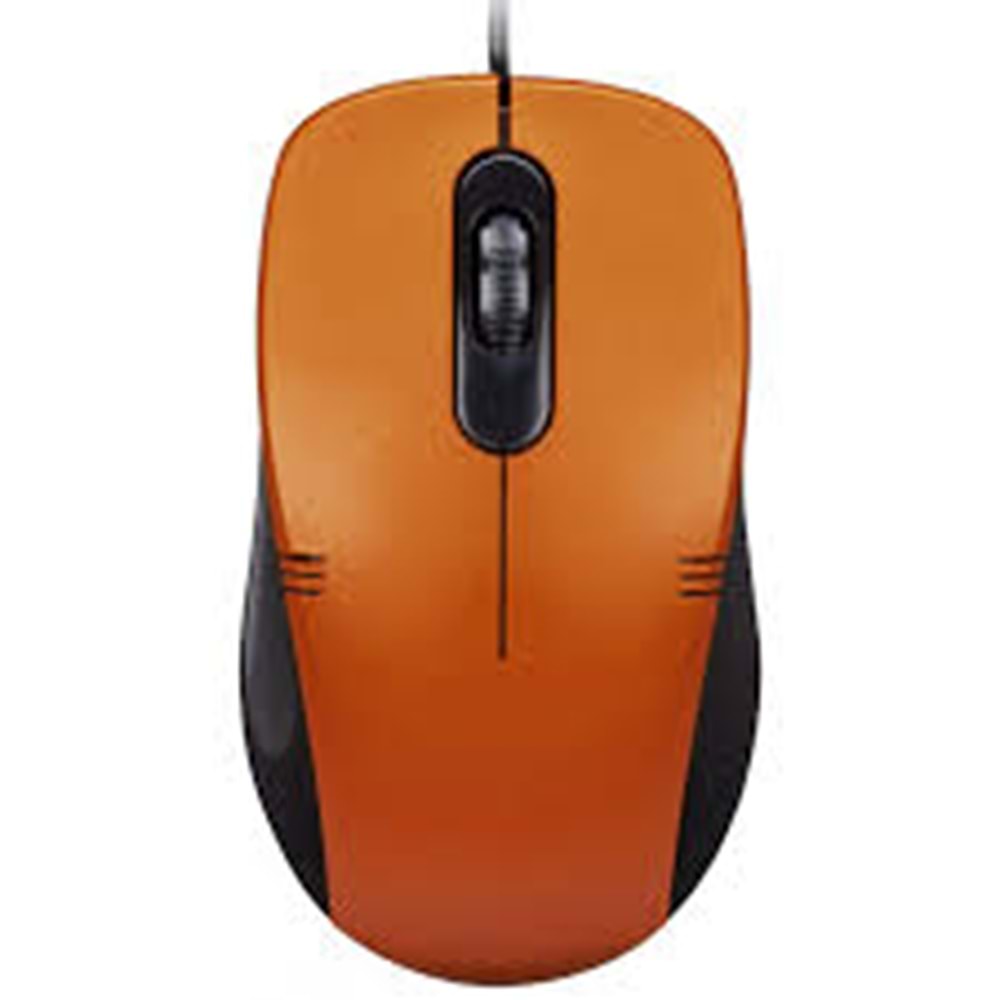Everest SM-258 Usb Turuncu 1200dpi Optik Kablolu Mouse