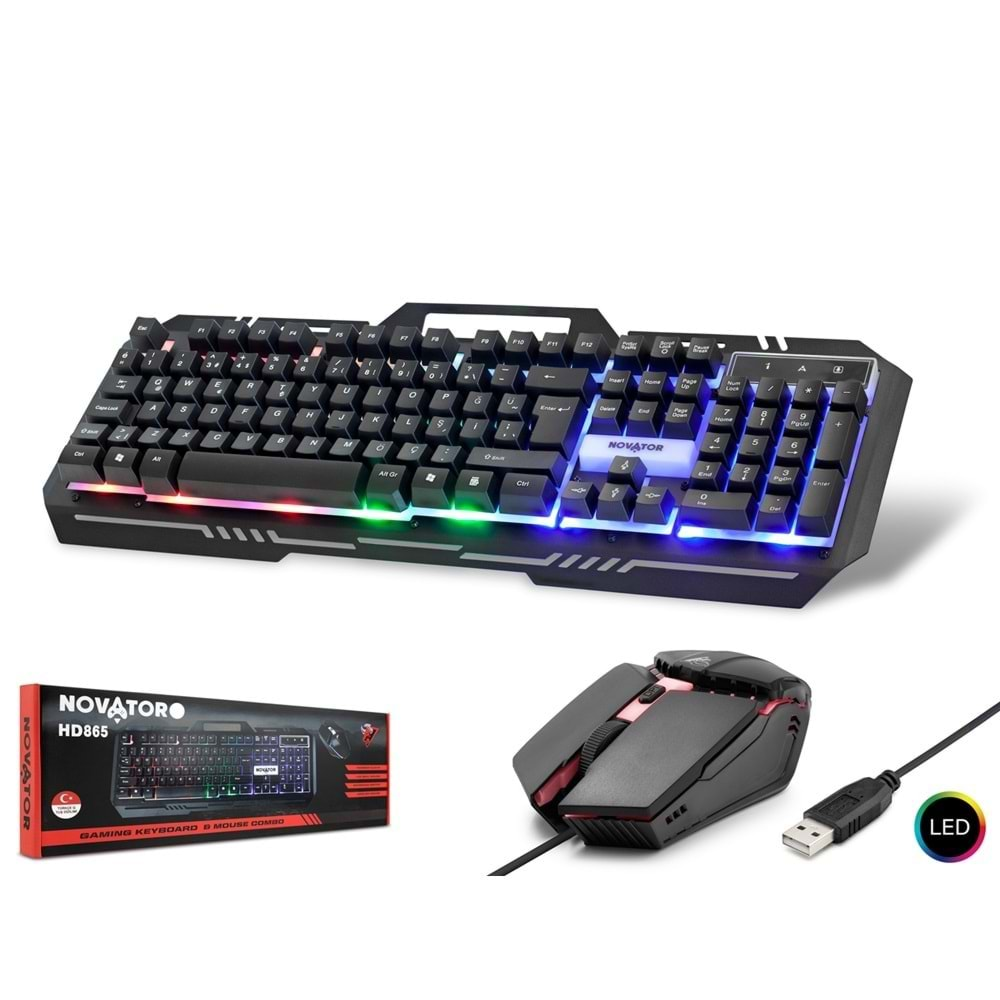 Hadron Novator HD865 KLAVYE & MOUSE SET Q