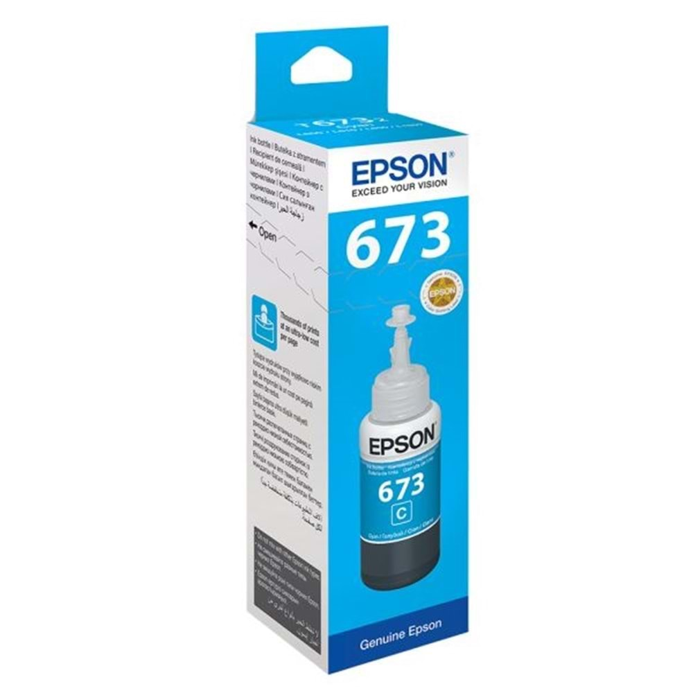 Epson 6732 (Orijinal) 70 Ml. Mürekkep C-Cyan