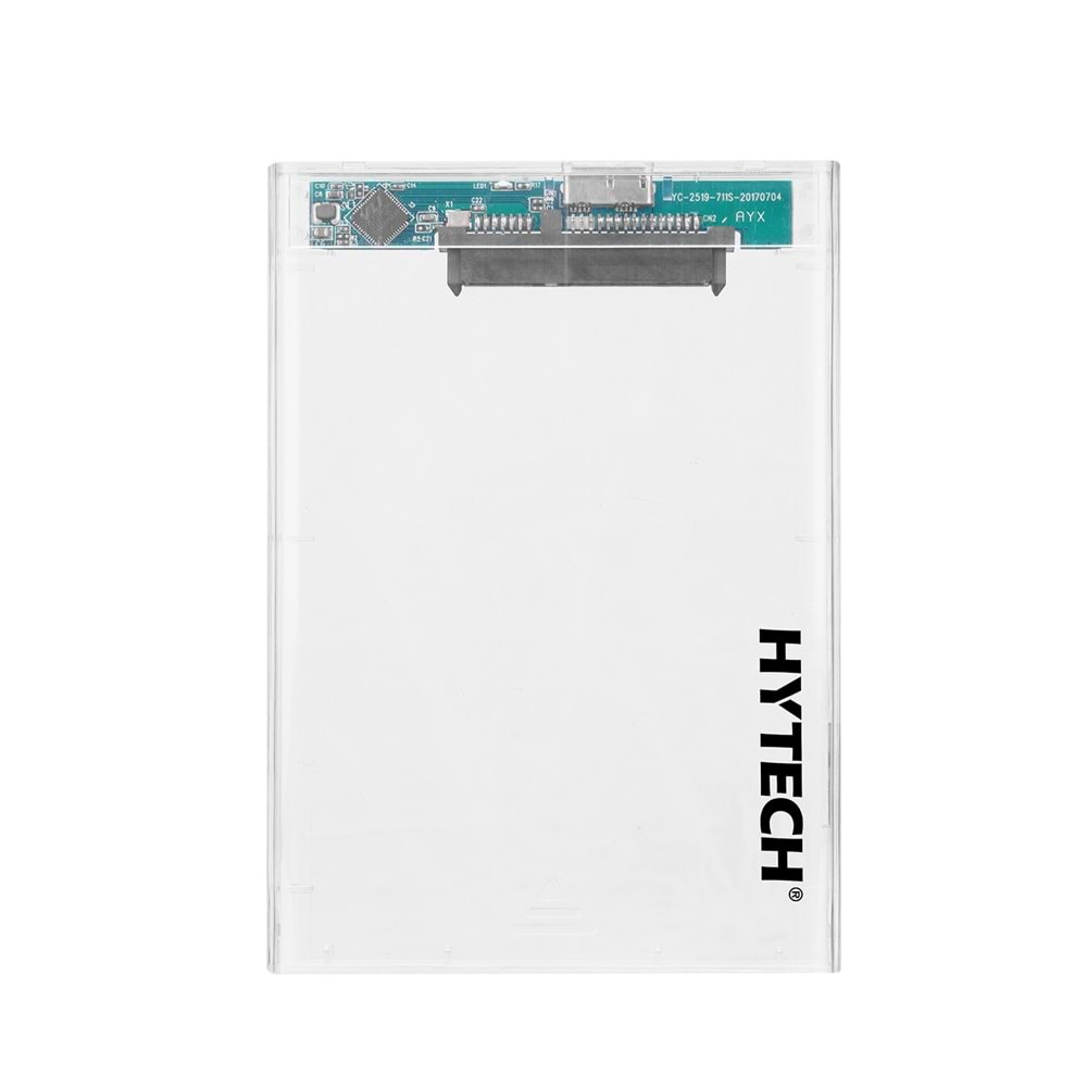 Hytech HY-HDC25 Şeffaf 2.5 USB 3.0 SATA SSD Hdd Kutusu