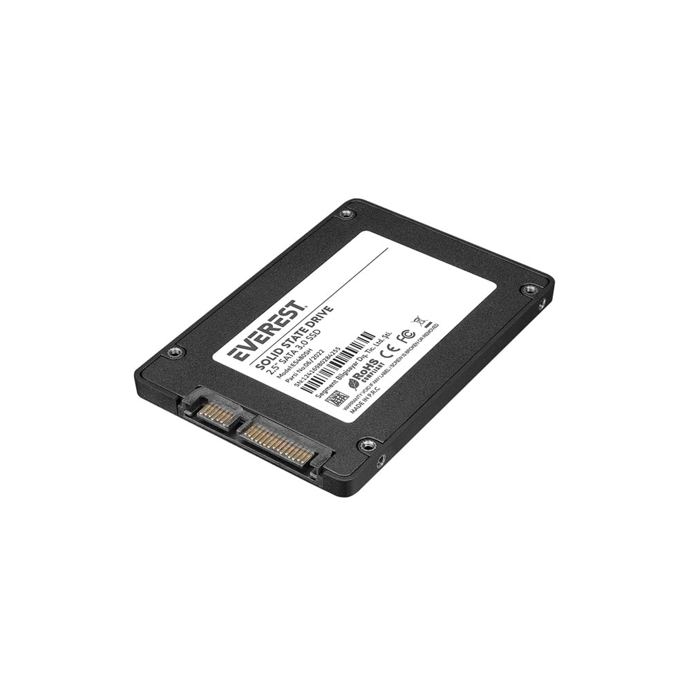 Everest ES480SH 480GB 2.5 SATA 3.0 520MB/450MB SMI+HYNIX 3D NAND Flash SSD (Solid State Drive)