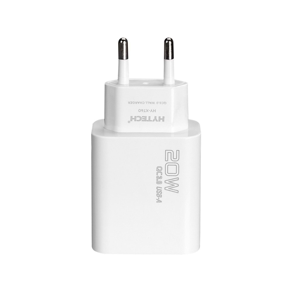 Hytech HY-XT60 20W Quick 3.0 Beyaz Ev Hızlı Şarj Adaptör