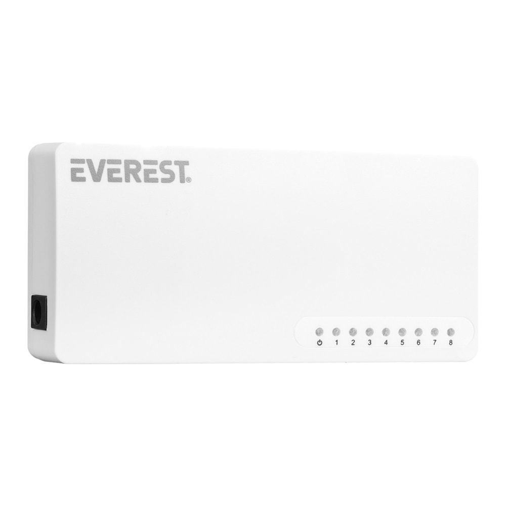 Everest EVERLINK ESF208 8 Port 10/100Mbps RTL8305 Chipset Fast Ethernet Masaüstü Switch Hub