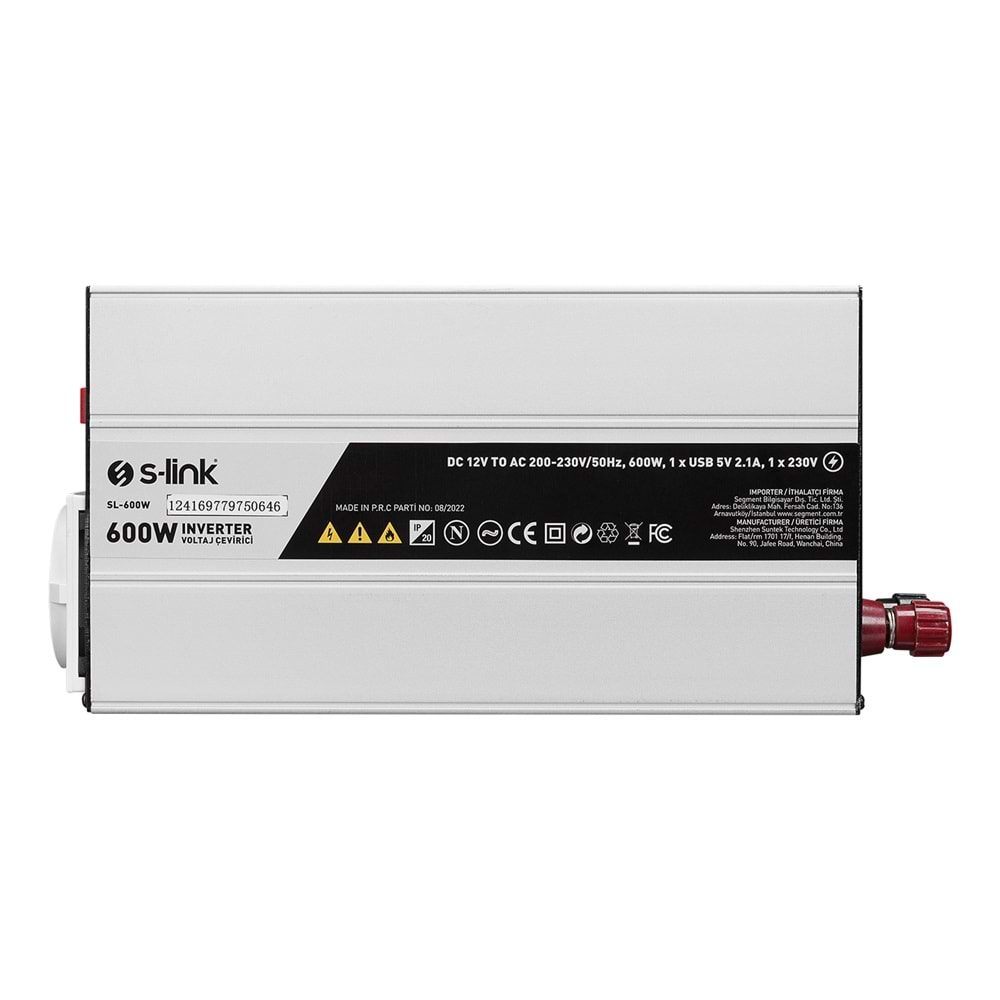 S-link SL-600W 600W DC12V-AC230V İnverter