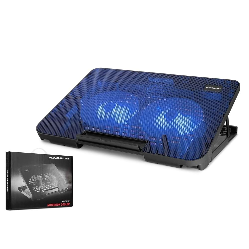 HADRON HDX4252 NOTEBOOK SOĞUTUCU LEDLİ ÇİFT