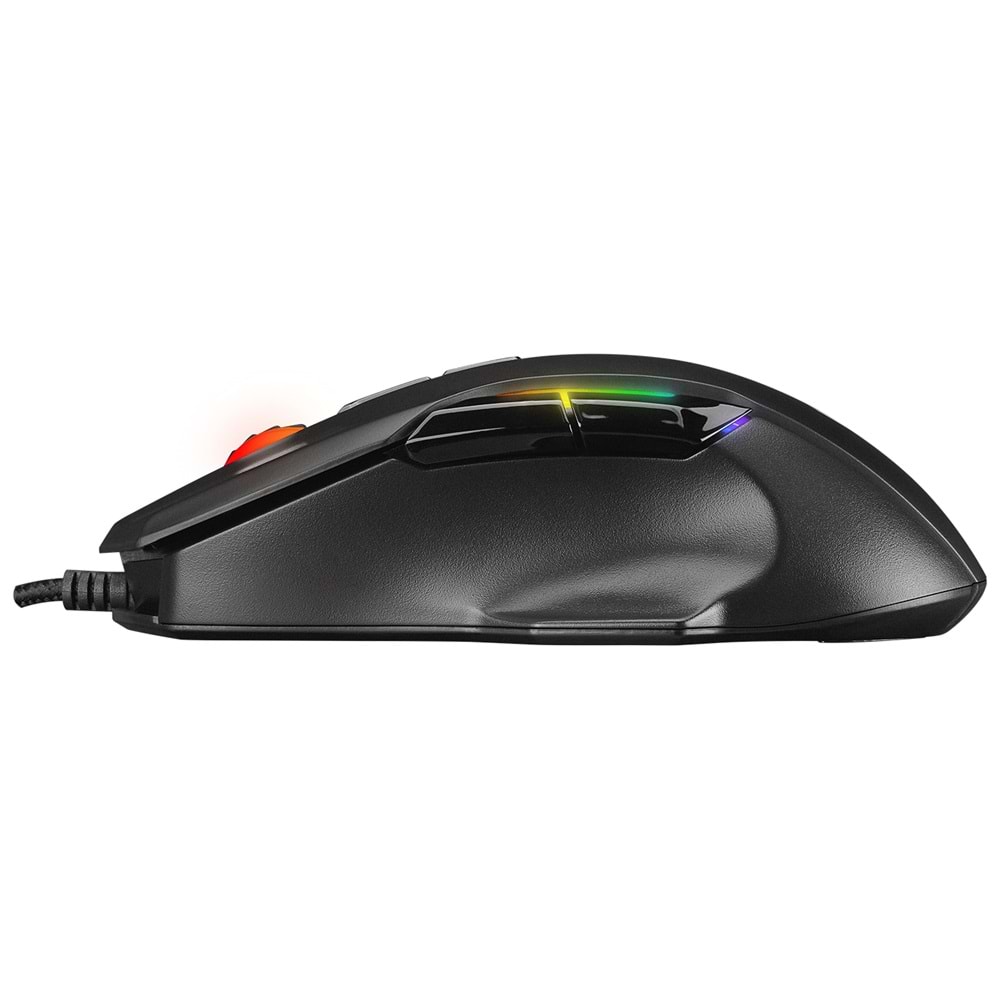 Rampage SMX-R45 ORBIT Usb Siyah 6400dpi RGB Ledli USB Oyuncu Mouse