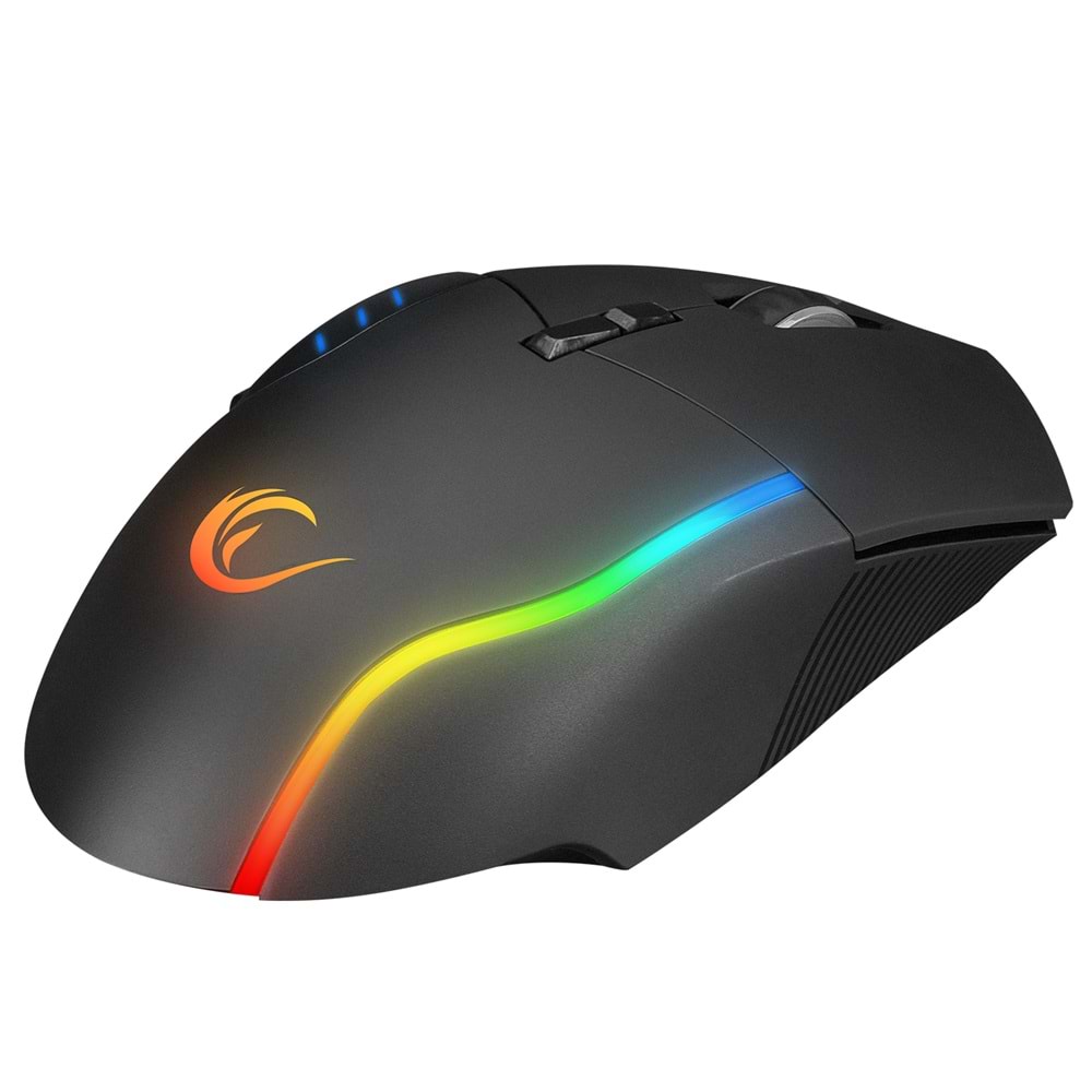 Rampage SMX-R83 X-FORCE Usb Siyah 10000 dpi RGB Aydınlatmalı Gaming Oyuncu Mouse