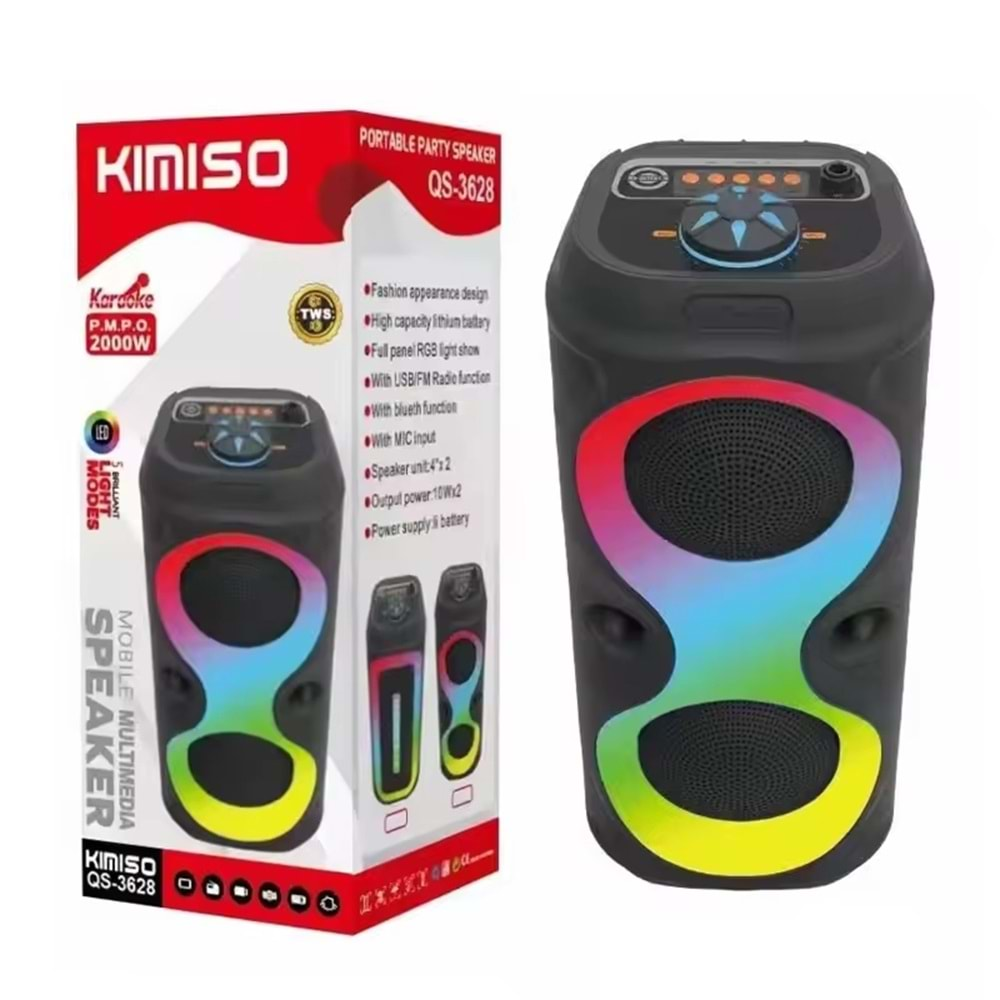 KIMISO QS3628 BLUETOOTH SPEAKER 2x4