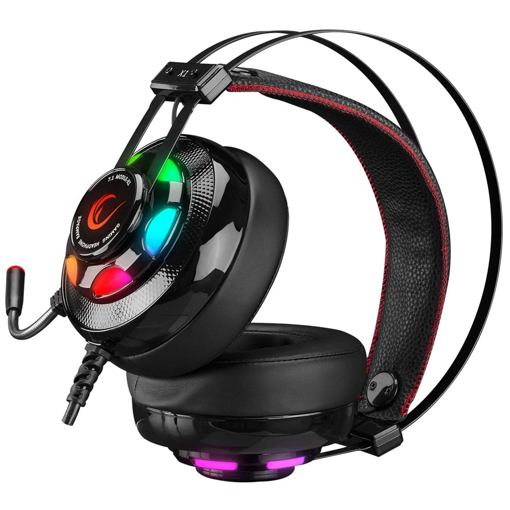 Rampage Miracle-X1 RGB 7.1 Surround Sound System Mikrofonlu Oyuncu Kulaklığı