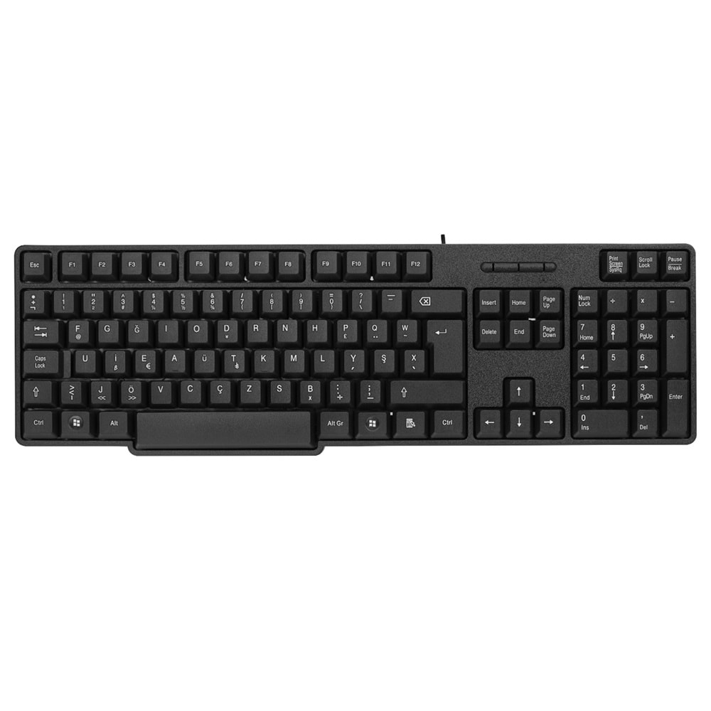 Everest KB-517U Siyah USB F Standart Klavye