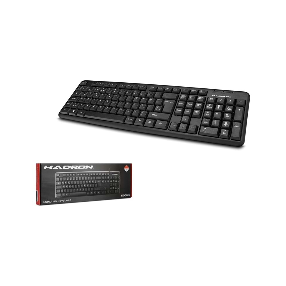 HADRON HDX2603 KLAVYE STANDART KABLOLU Q