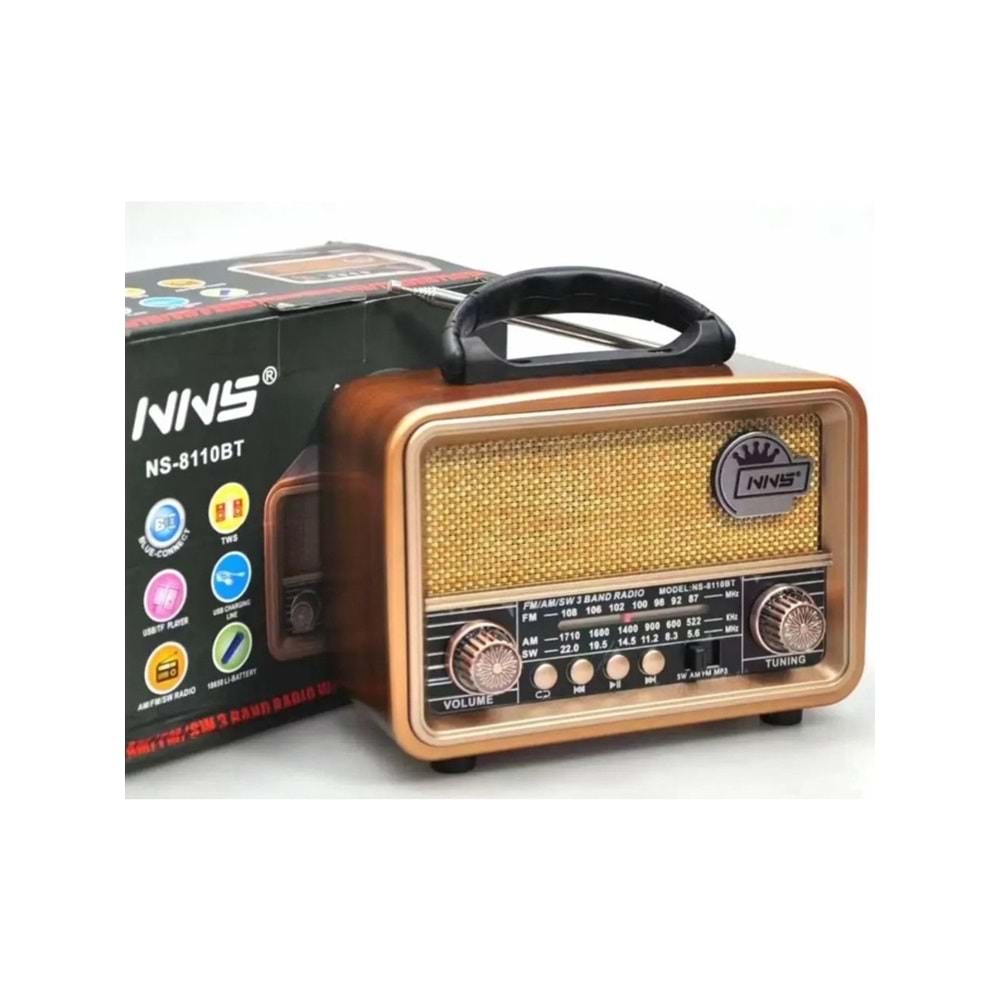 Tastech Carbon NS-8110 Bloutood Radyo