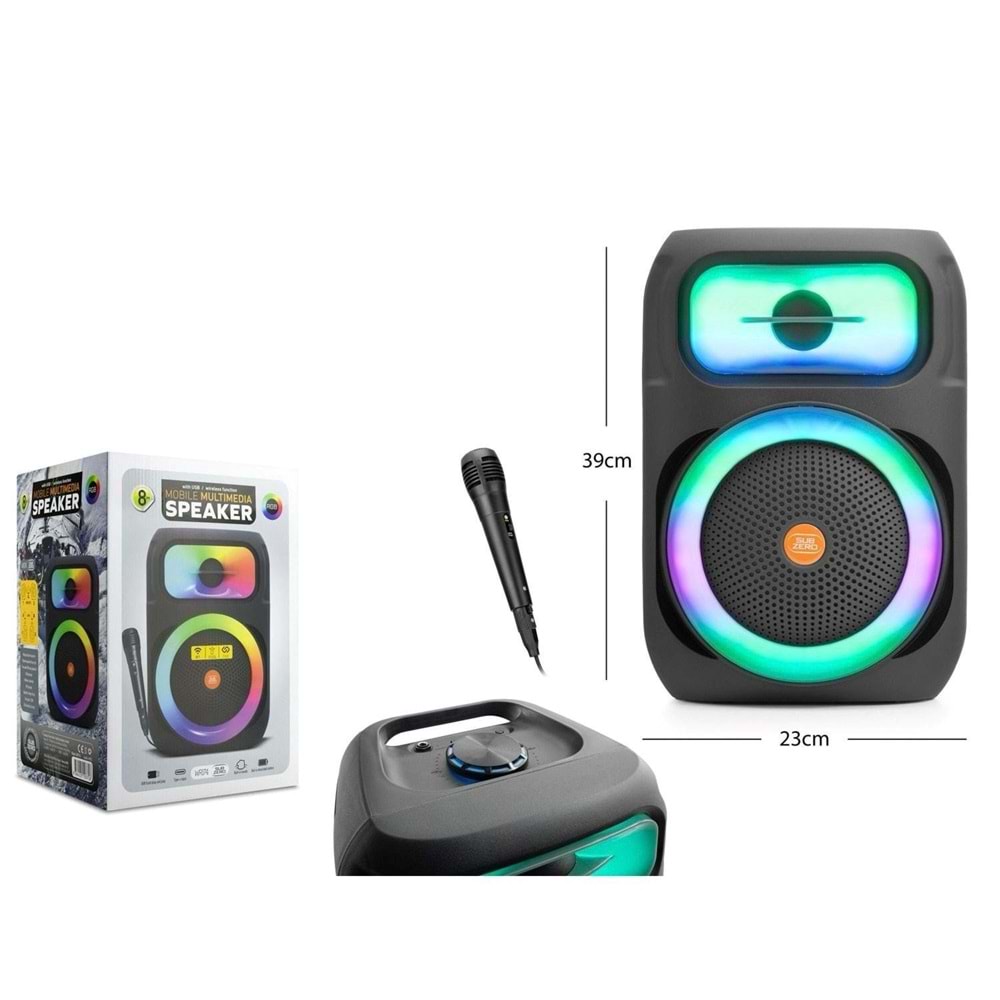 Subzero WR174 RGB Bluetooth/Usb/Sd (TWS Özelliği) Müzik Kutusu