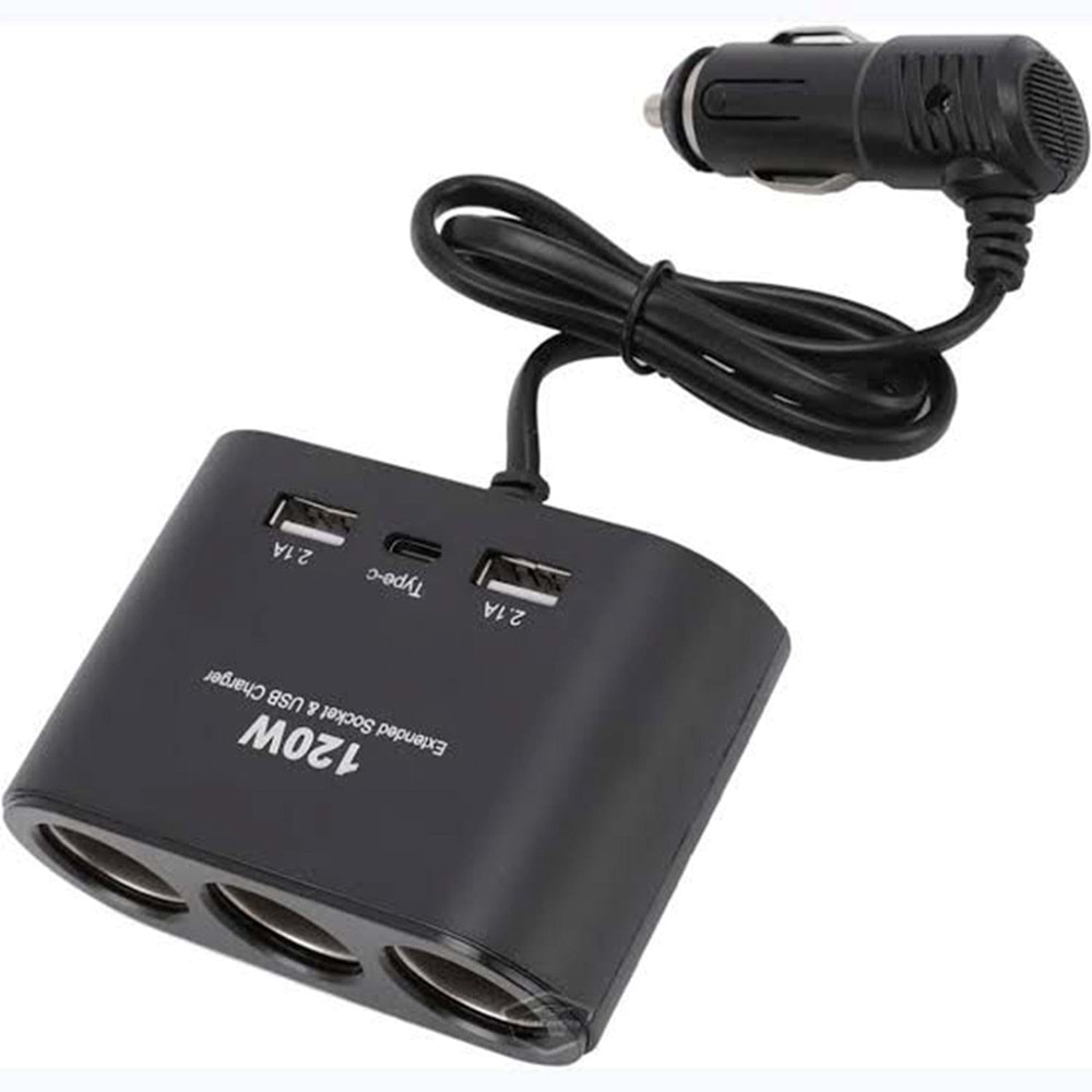 YK Design YK-OT732 Çakmaklık Çoğaltıcı 120w 12v/24v