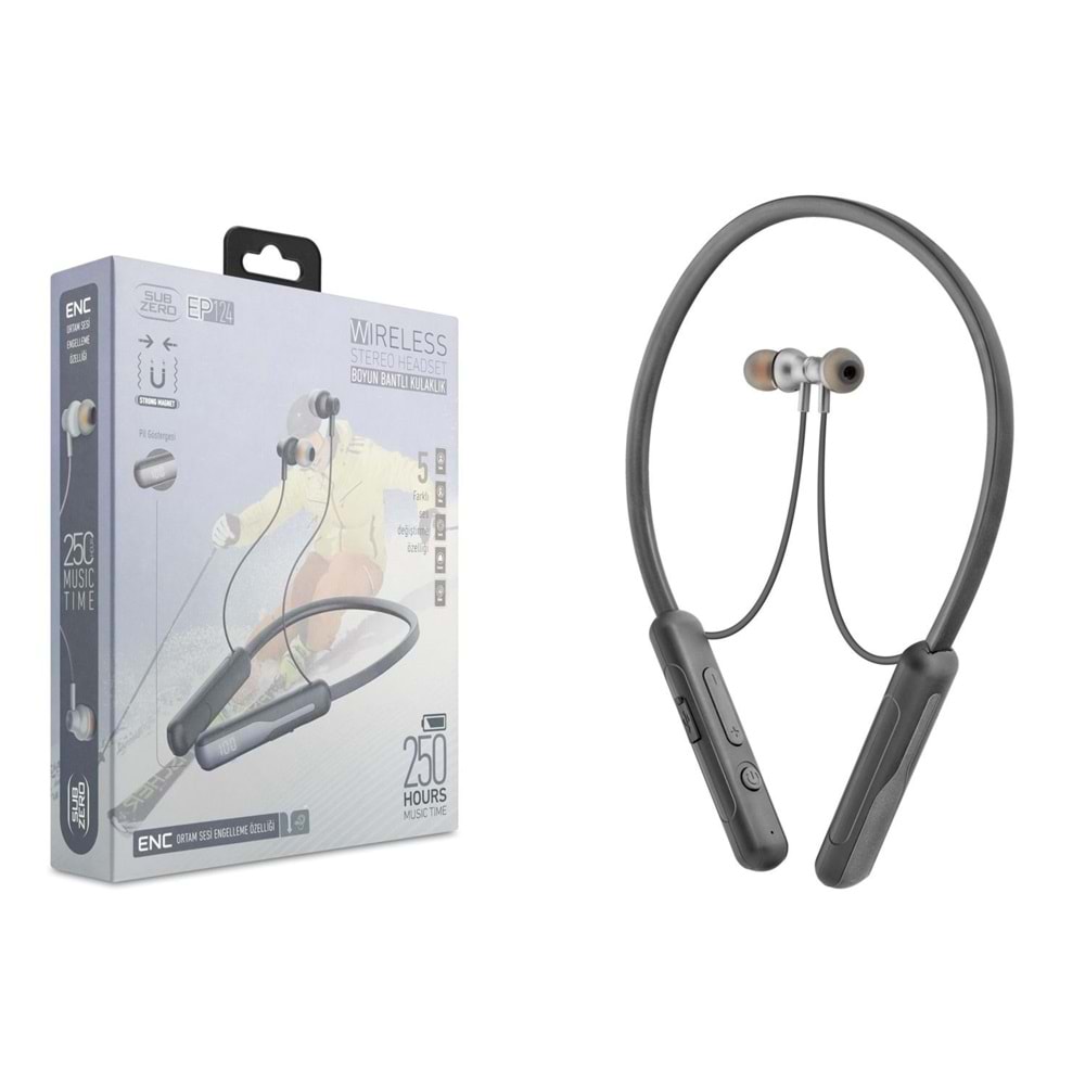 Subzero EP124 Boyun Askılı Bluetooth Kulaklık 250 Saat