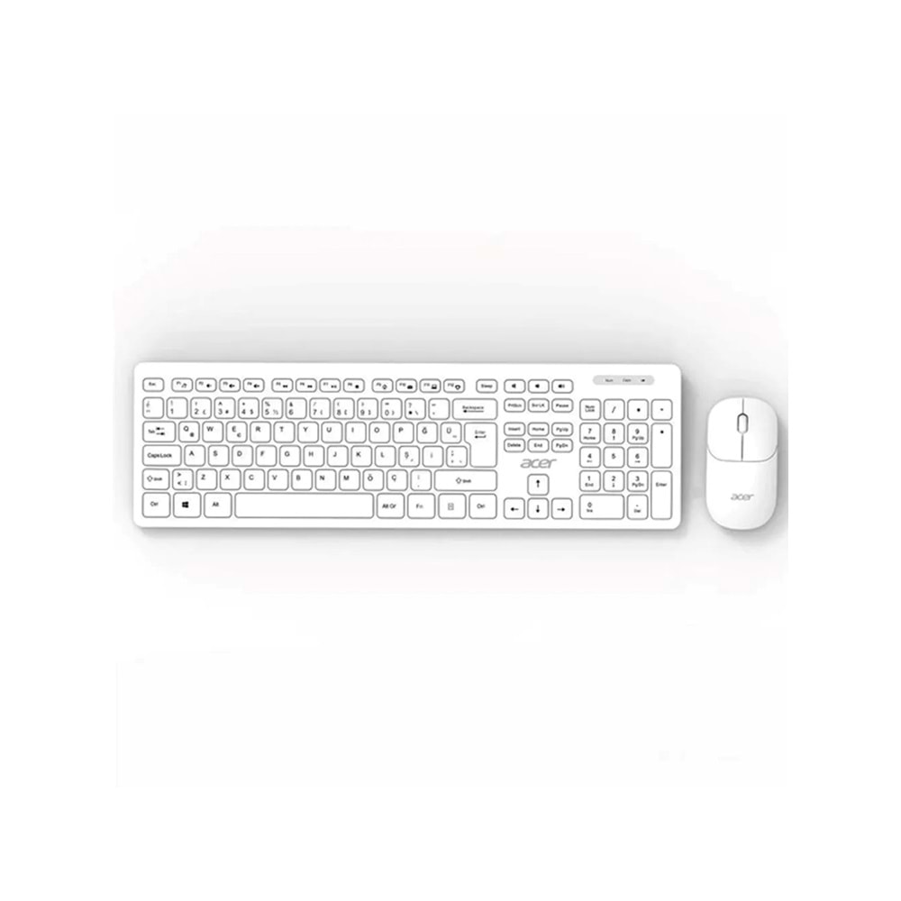 Acer eMachines EAK920 Beyaz Kablosuz Q Klavye + Mouse Set