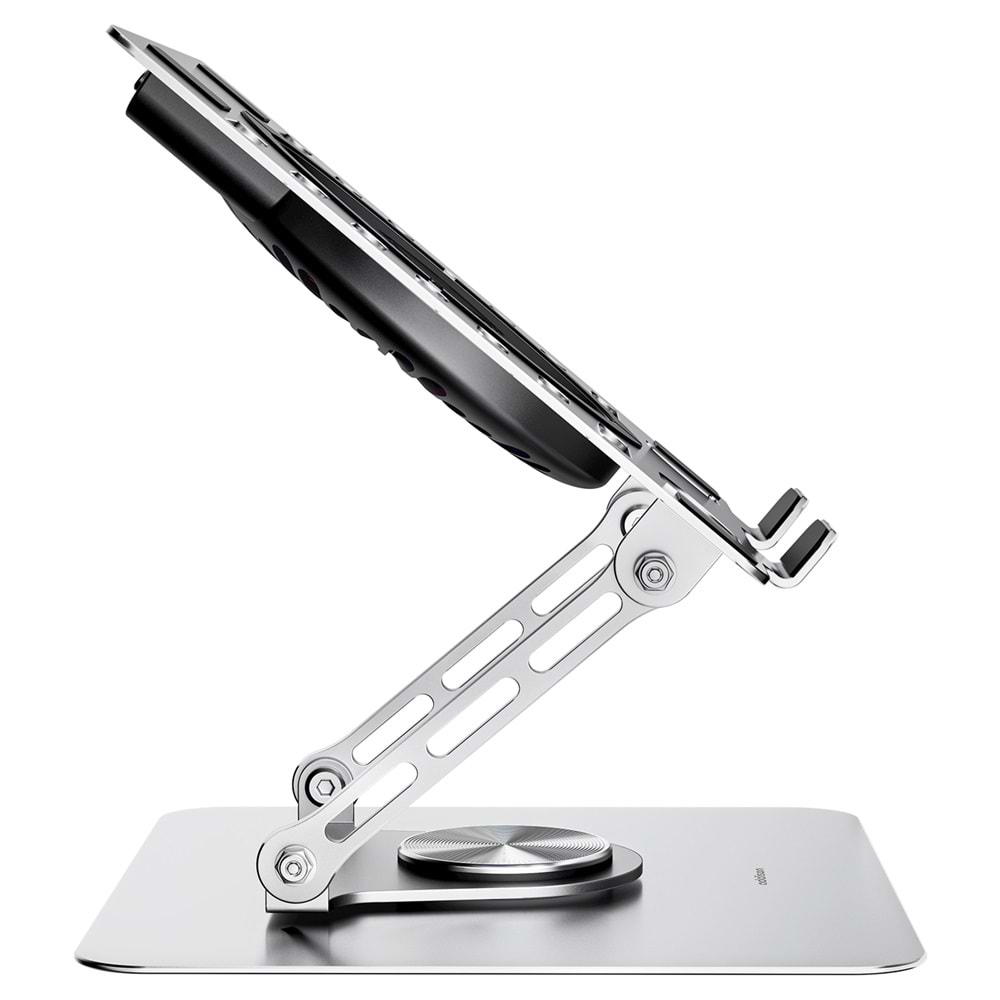 Addison AD-RC35 360 Derece Dönebilen Fanlı RGB Işıklı Ayarlanabilir Metal Laptop Stand
