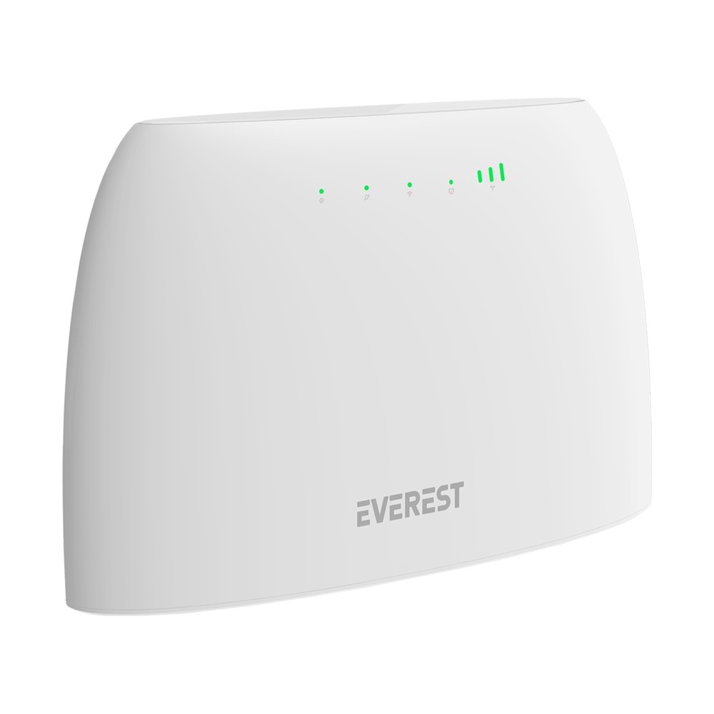 Everest EWR-4G03 300Mbps 2.4GHz Wifi 1xWan 1xLan 1xSIM Card 4G LTE Wireless Router