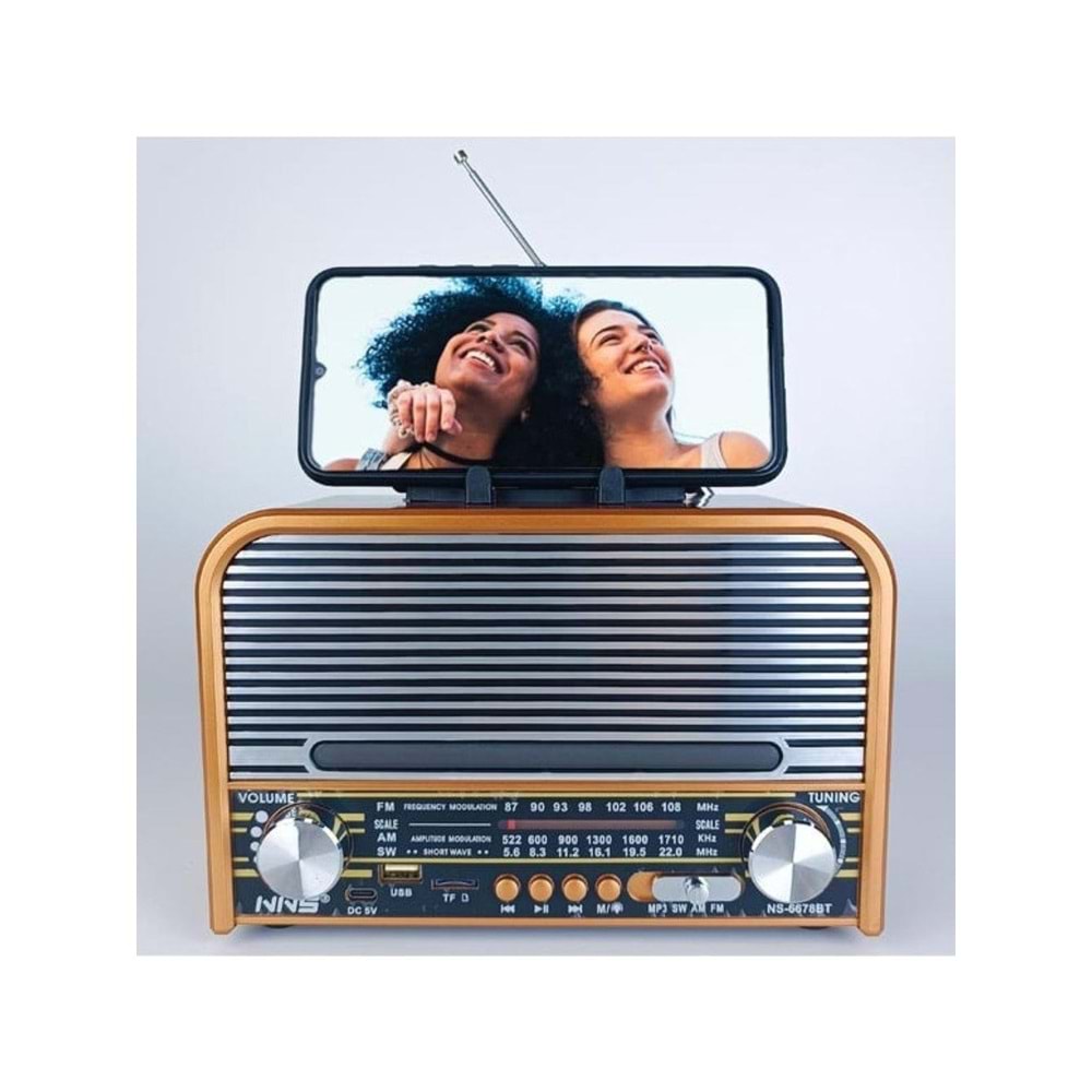 Tastech Carbon NS-6678 Bloutood Radyo