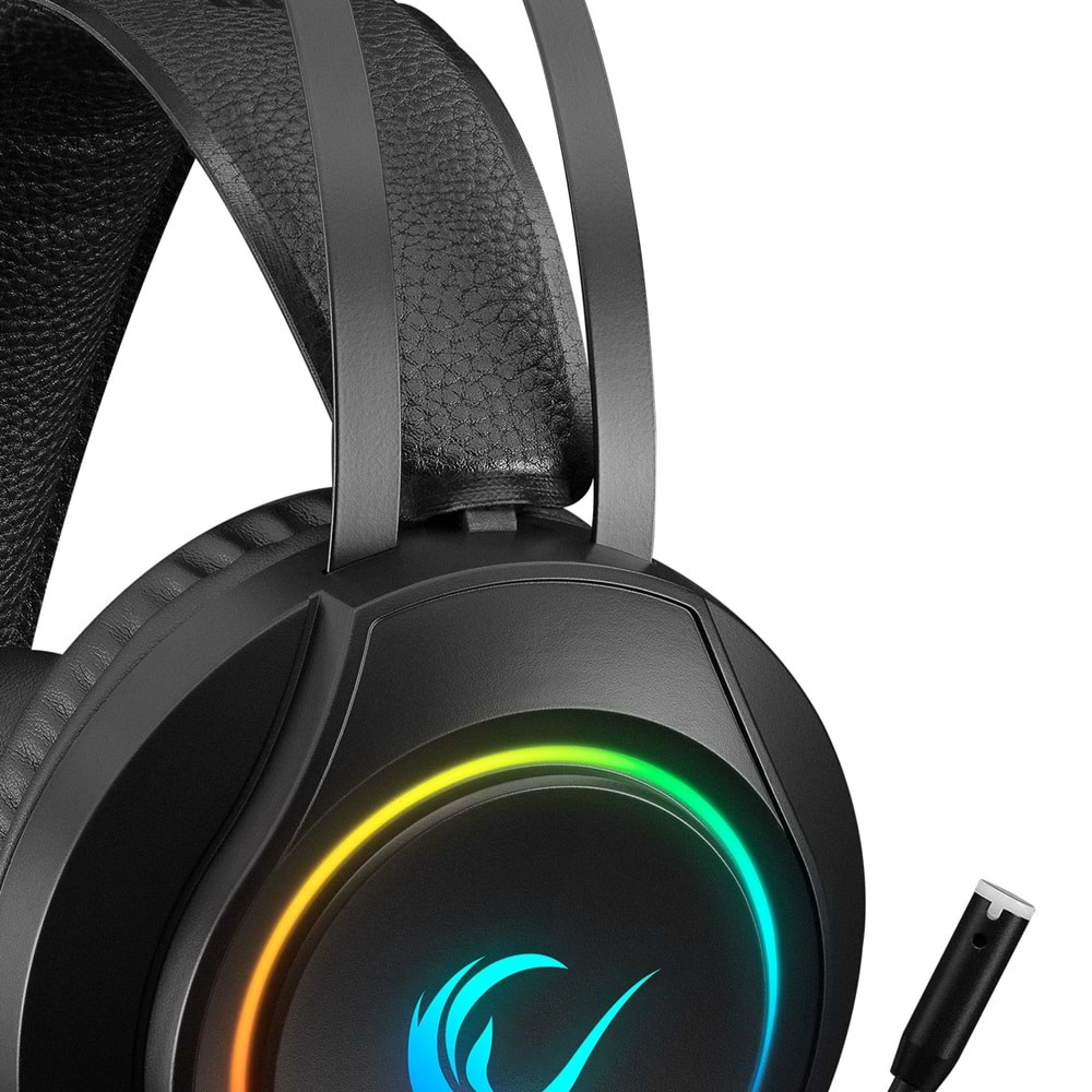 Rampage RM-K45 ORBIT-S Siyah RGB Led 7.1 Gaming Mikrofonlu Oyuncu Kulaklığı