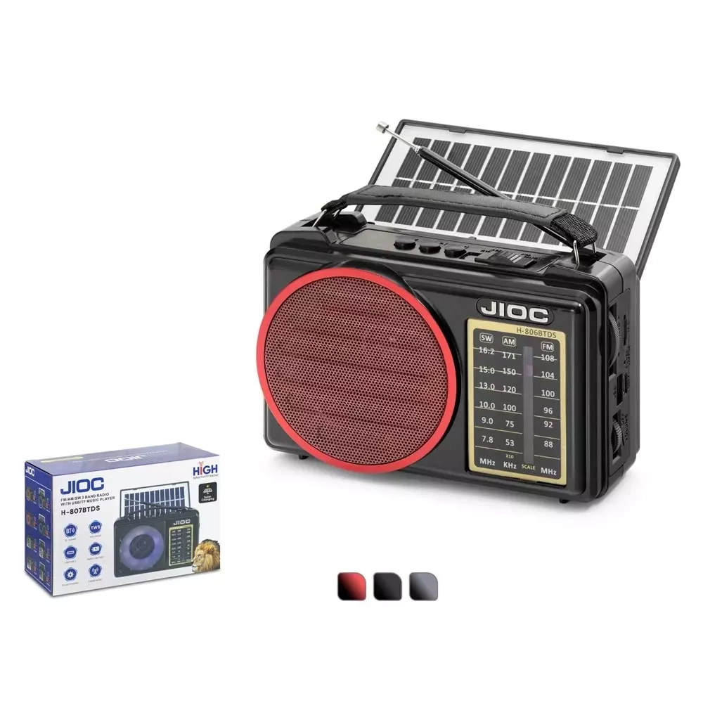 Joıc H-806BTDS Bluetooth Nostaljik Fm Radyo Solar