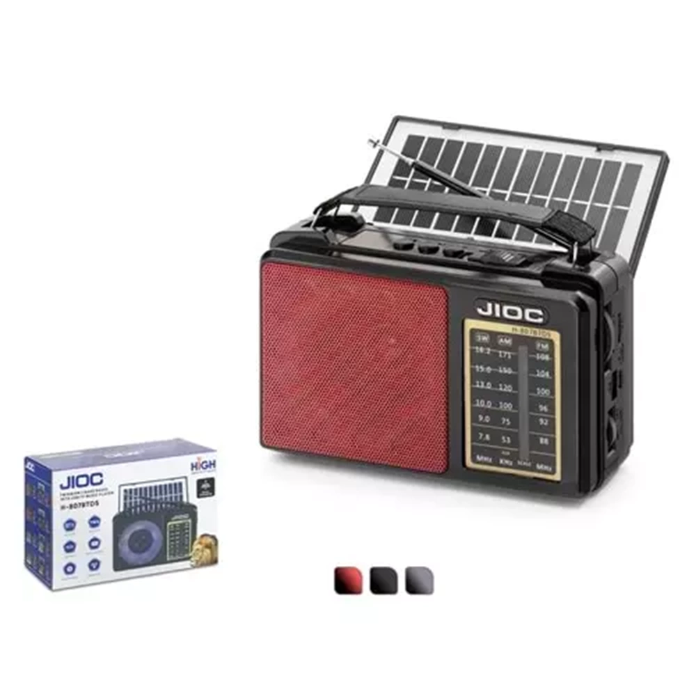 Joıc H-807BTDS Bluetooth Nostaljik Fm Radyo Solar
