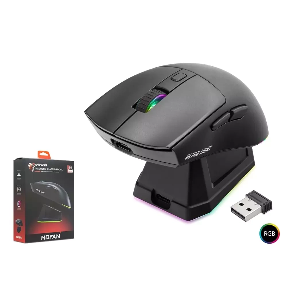 MOFAN MF1215W Kablosuz Mouse -Siyah- Beyaz