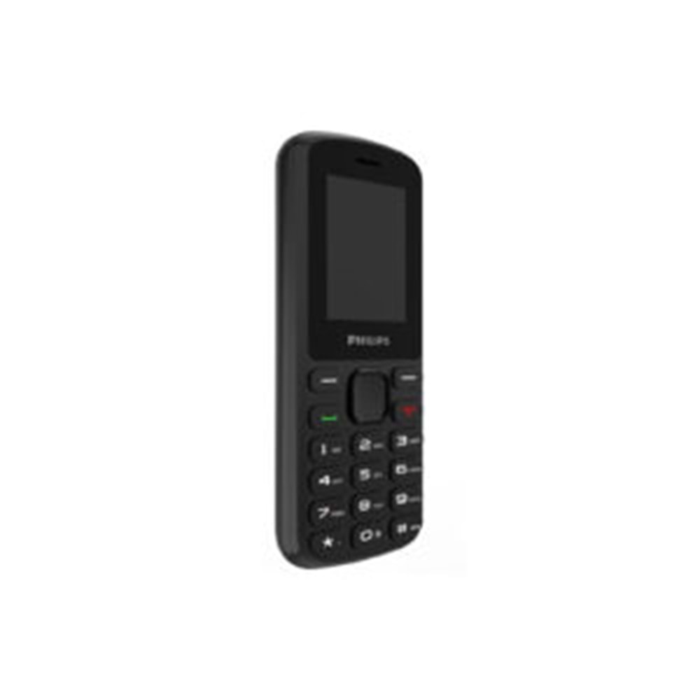 Philips E2101P Çift Sim Kartlı Tuşlu Cep Telefonu Siyah
