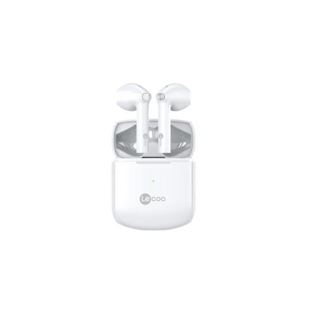 Lecoo EW303 Kablosuz Bluetooth 5.0 TWS Mikrofonlu Kulak İçi Kulaklık Beyaz