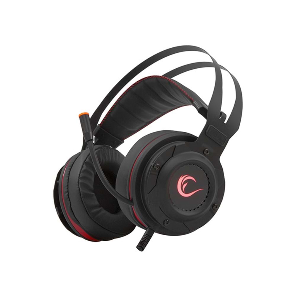 Rampage X-ROGER G16 Siyah 7.1 Surround Sound System Metal Kasa Profesyonel Mikrofonlu Oyuncu Kulaklığı