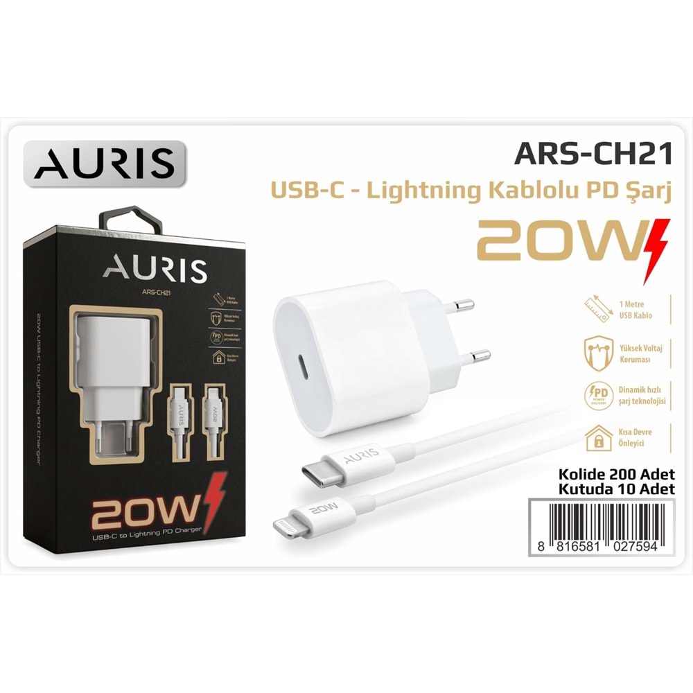 Aurıs ARS-CH21 20W Set USB-C