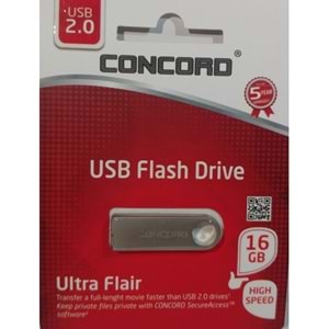 Concord 16 Gb Metal Flash Bellek