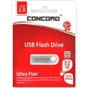 Concord 32 Gb Metal Flash Bellek